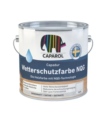 Pokrivna boja za drvo CAPAROL Capadur Wetterschutzfarbe NQG 0,75L Bijela